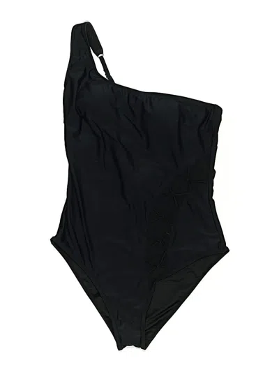 Pre-owned Cupshe One Piece Swimsuit In Black