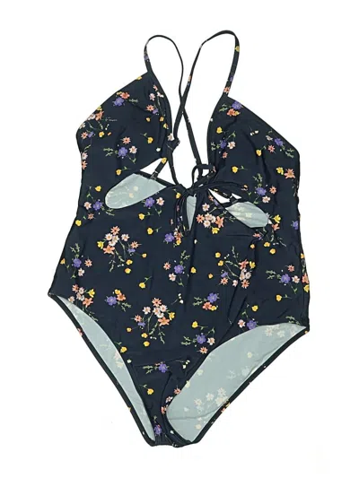 Pre-owned Cupshe One Piece Swimsuit In Blue