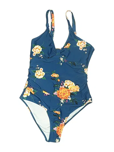 Pre-owned Cupshe One Piece Swimsuit In Blue