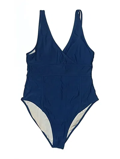 Pre-owned Cupshe One Piece Swimsuit In Blue