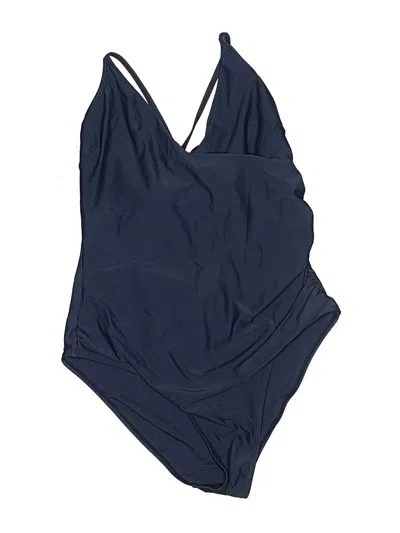 Pre-owned Cupshe One Piece Swimsuit In Blue