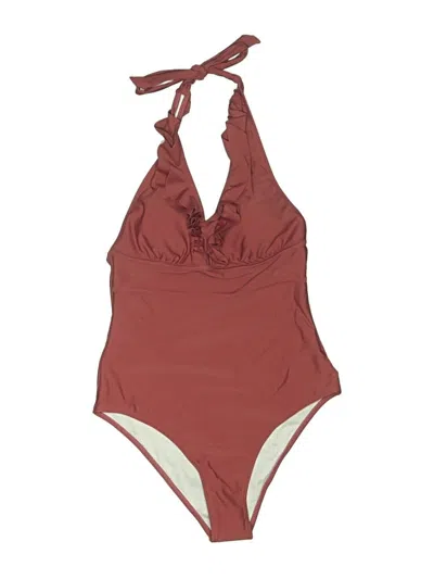 Cupshe One Piece Swimsuit In Burgundy