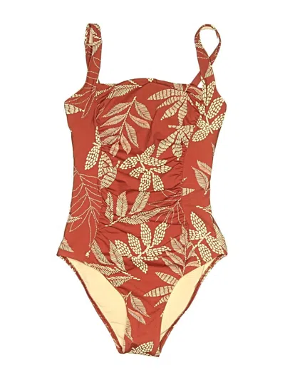 Pre-owned Cupshe One Piece Swimsuit In Burgundy