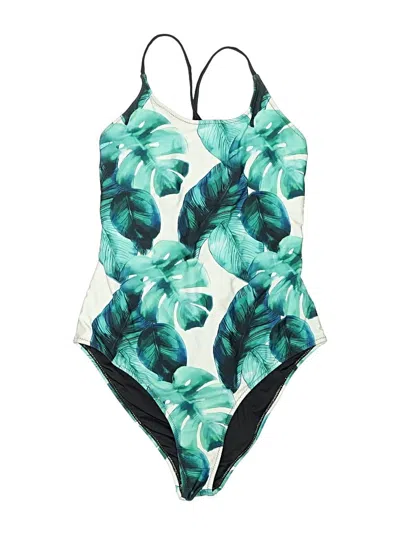 Pre-owned Cupshe One Piece Swimsuit In Green
