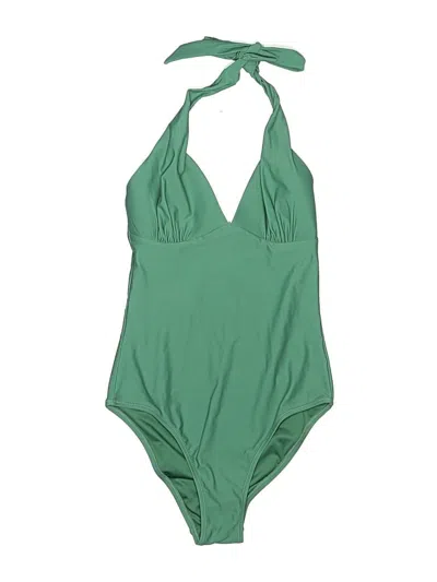 Pre-owned Cupshe One Piece Swimsuit In Green