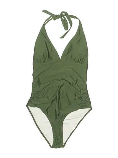 Pre-owned Cupshe One Piece Swimsuit In Green