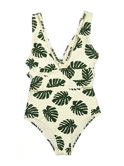 Pre-owned Cupshe One Piece Swimsuit In Ivory