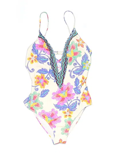 Pre-owned Cupshe One Piece Swimsuit In Ivory