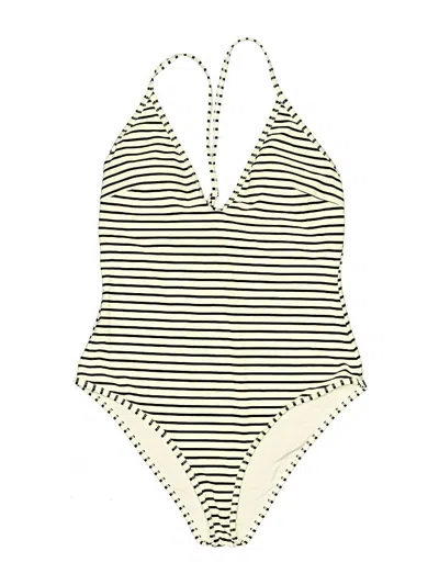 Pre-owned Cupshe One Piece Swimsuit In Ivory