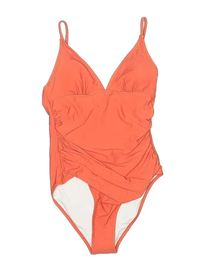 Pre-owned Cupshe One Piece Swimsuit In Orange