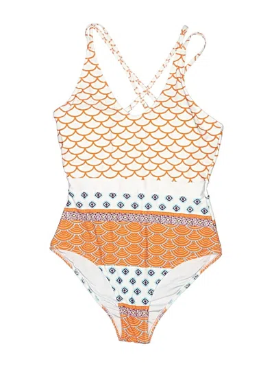 Pre-owned Cupshe One Piece Swimsuit In Orange