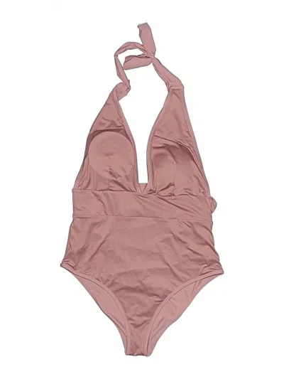 Pre-owned Cupshe One Piece Swimsuit In Pink