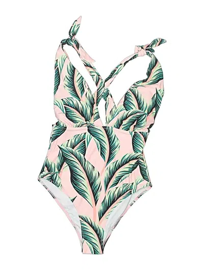 Pre-owned Cupshe One Piece Swimsuit In Pink