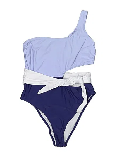 Pre-owned Cupshe One Piece Swimsuit In Purple