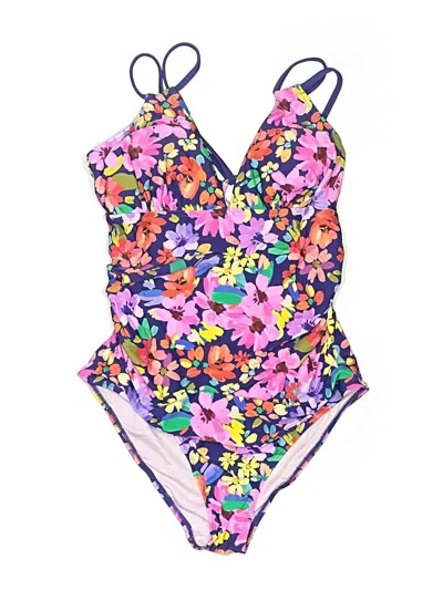 Pre-owned Cupshe One Piece Swimsuit In Purple
