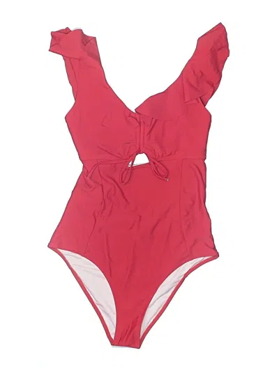 Pre-owned Cupshe One Piece Swimsuit In Red