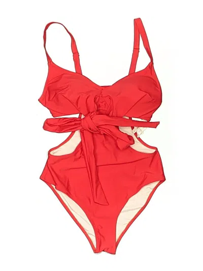 Pre-owned Cupshe One Piece Swimsuit In Red