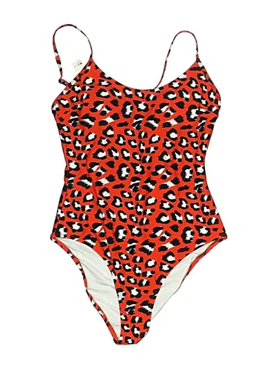 Pre-owned Cupshe One Piece Swimsuit In Red