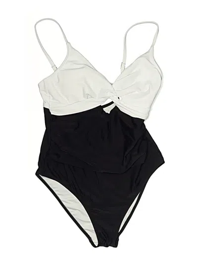Pre-owned Cupshe One Piece Swimsuit In White