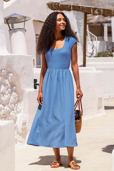 Cupshe Opening Act Blue Maxi Dress