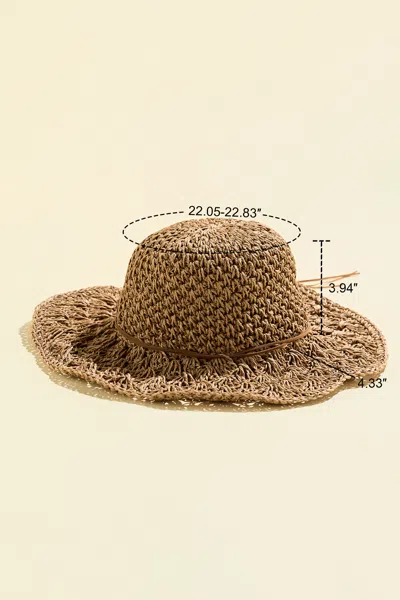 Cupshe Out All Day Straw Hat In Brown