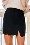 Cupshe Out For A Spin Black Mini Skirt In Black