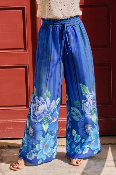 Cupshe Out Of The Blue Floral Pants