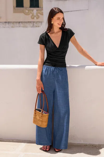 Cupshe Over The Top Blue Pants