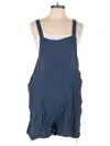 Cupshe Overall Shorts In Blue