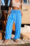 Cupshe Peace Out Geo Pants In Blue