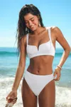 Cupshe Perfect Shell White Bikini Set In White