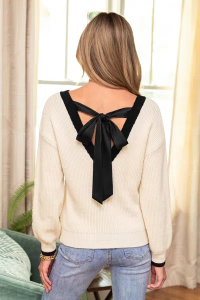 Cupshe Perfectly Tied Colorblock Sweater In Multi