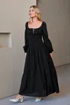 Cupshe Picked For You Black Maxi Dress In Black