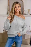 Cupshe Pilates Princess Grey Sweater In Gray