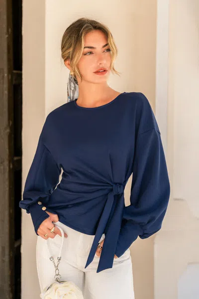 Cupshe Poised Blue Top