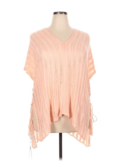 Pre-owned Cupshe Poncho In Orange