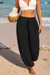 Cupshe Pool Time Black Pants In Black