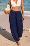 Cupshe Pool Time Blue Pants In Blue