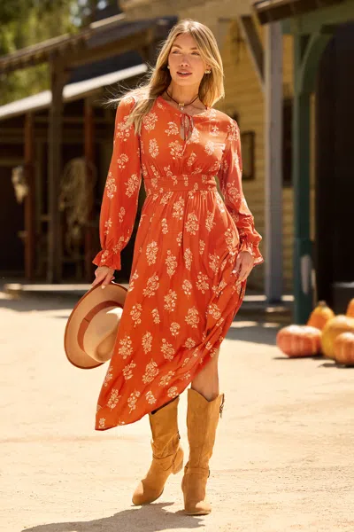 Cupshe Prairie Dreams Floral Maxi Dress