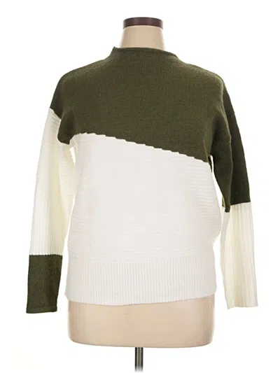 Pre-owned Cupshe Pullover Sweater In Green