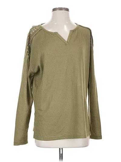 Pre-owned Cupshe Pullover Sweater In Green