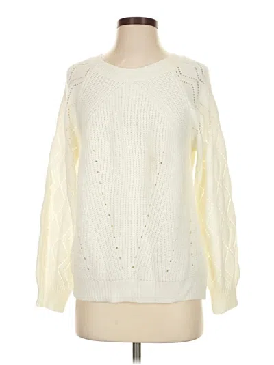 Pre-owned Cupshe Pullover Sweater In Ivory
