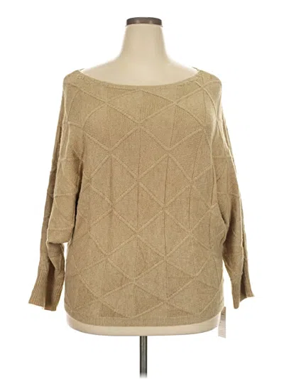 Pre-owned Cupshe Pullover Sweater In Tan
