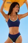 Cupshe Relentless Blue Bikini Set In Blue
