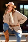 Cupshe Riding Lessons Tan Cardigan In Brown