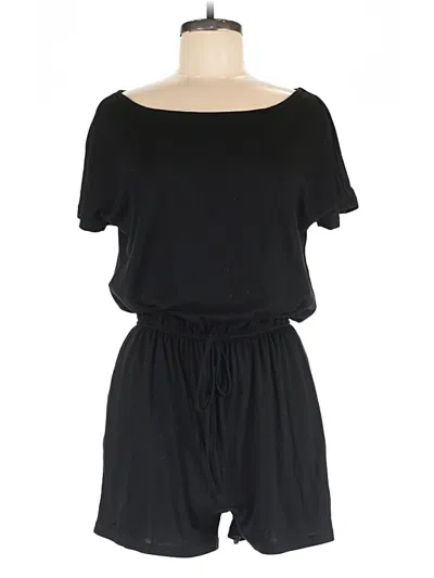 Pre-owned Cupshe Romper In Black