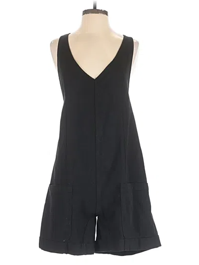 Pre-owned Cupshe Romper In Black