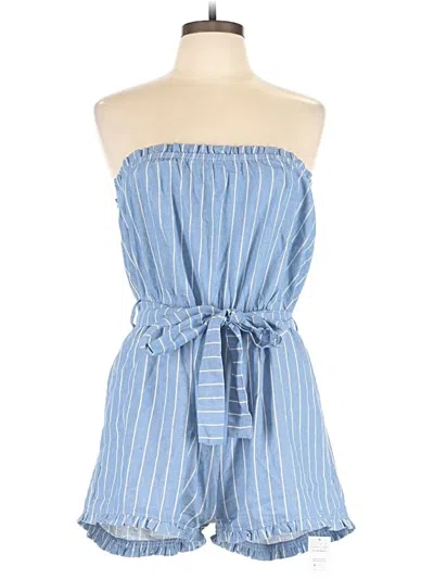 Pre-owned Cupshe Romper In Blue