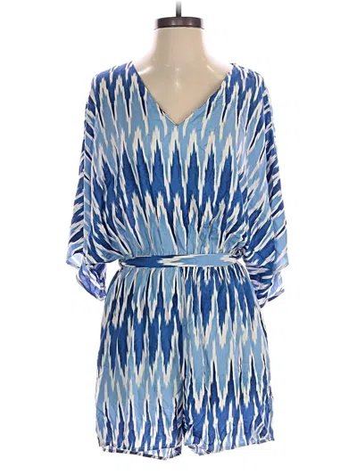 Pre-owned Cupshe Romper In Blue