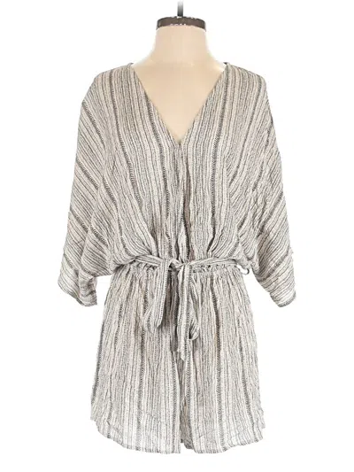 Pre-owned Cupshe Romper In Gray